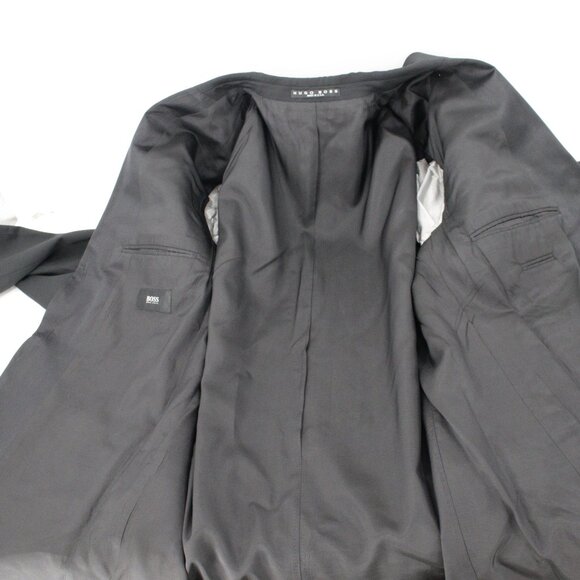 VTG Hugo Boss Tuxedo Suit Men's 42L 38x32 Baker / Jazz Virgin Wool Satin Lapel - Picture 15 of 16